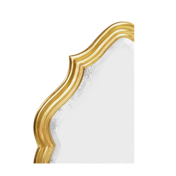 Oval antique mirror (Gilded)