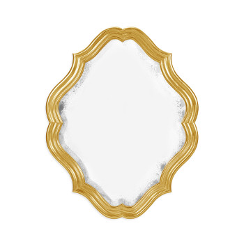 Oval antique mirror (Gilded)