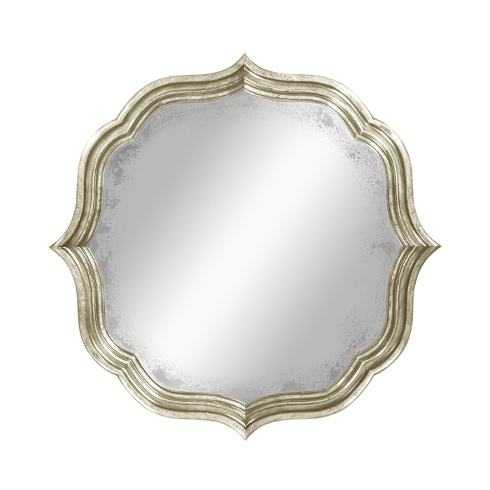 Round antique mirror (Silver)