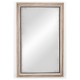 Rectangular Limed Acacia Antique Mirror