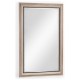 Rectangular Limed Acacia Antique Mirror
