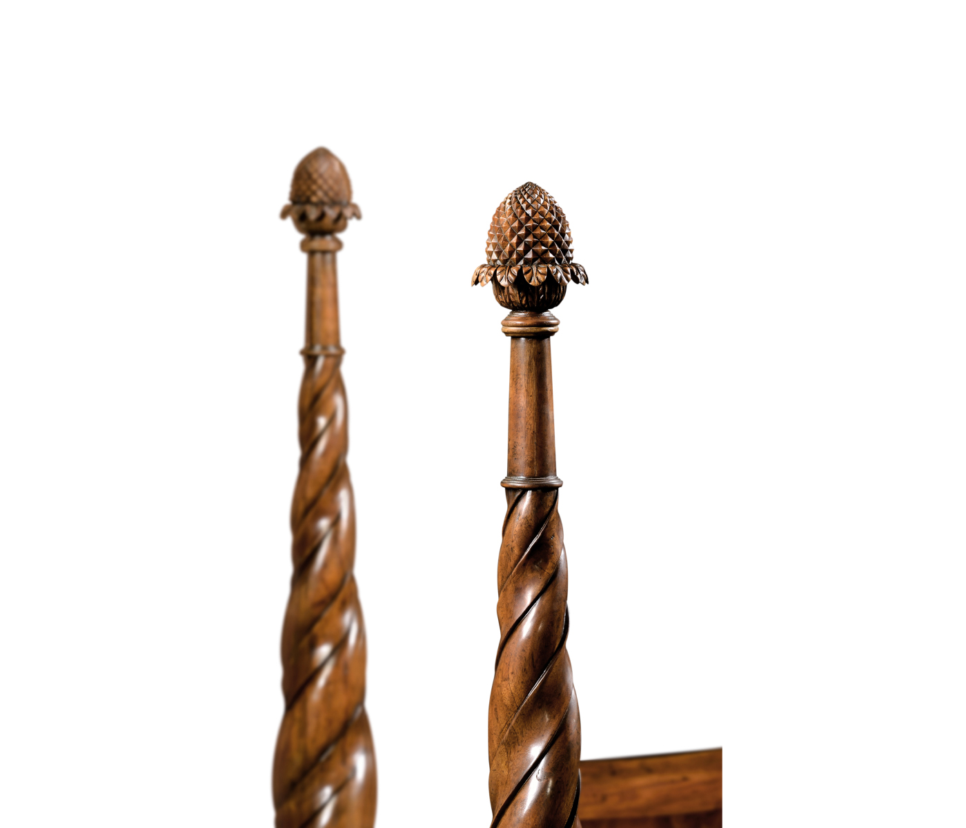 Four Poster Mahogany Cali King Bed