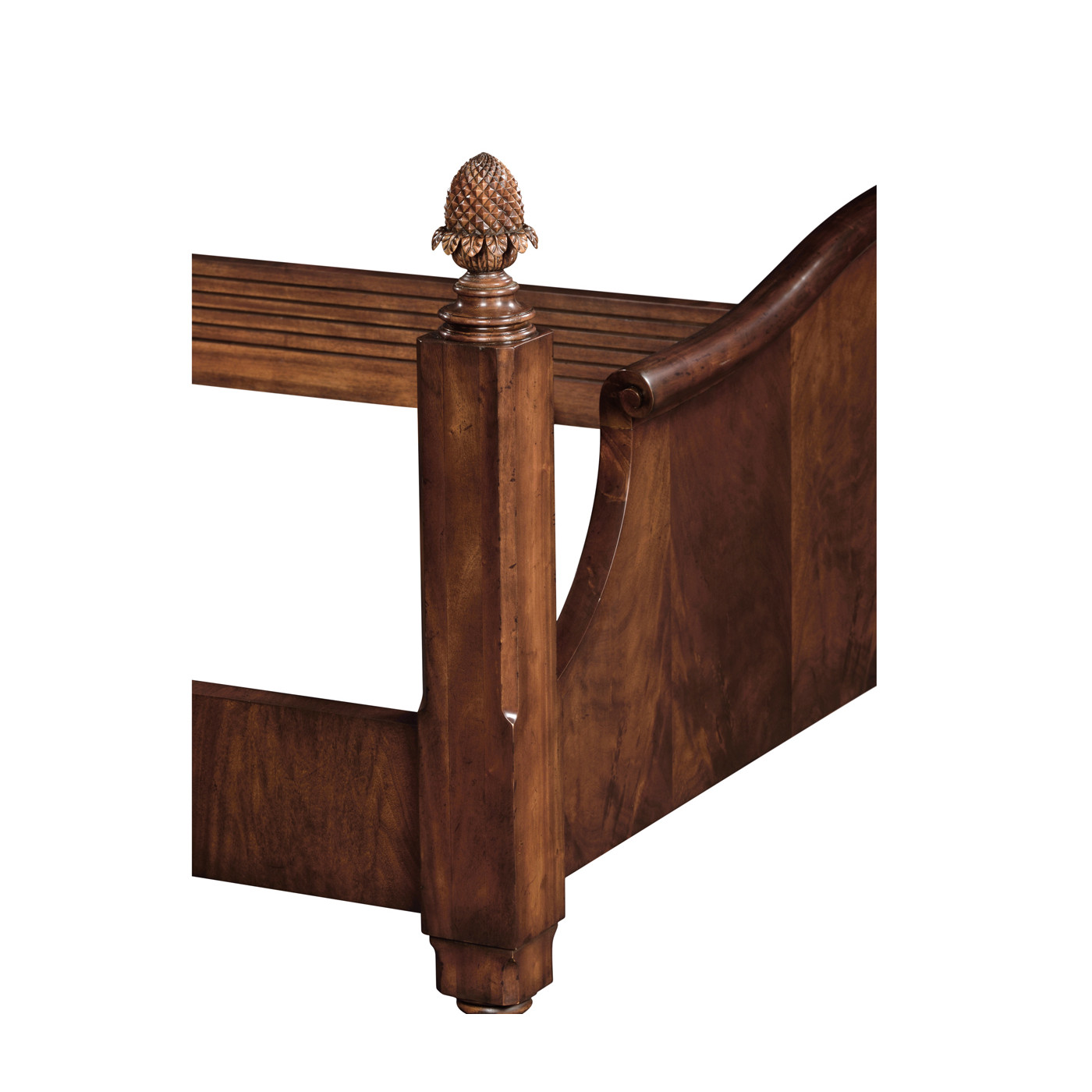 Four Poster Mahogany UK King Bed