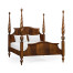 Four Poster Mahogany UK King Bed