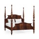 Four Poster Mahogany UK King Bed
