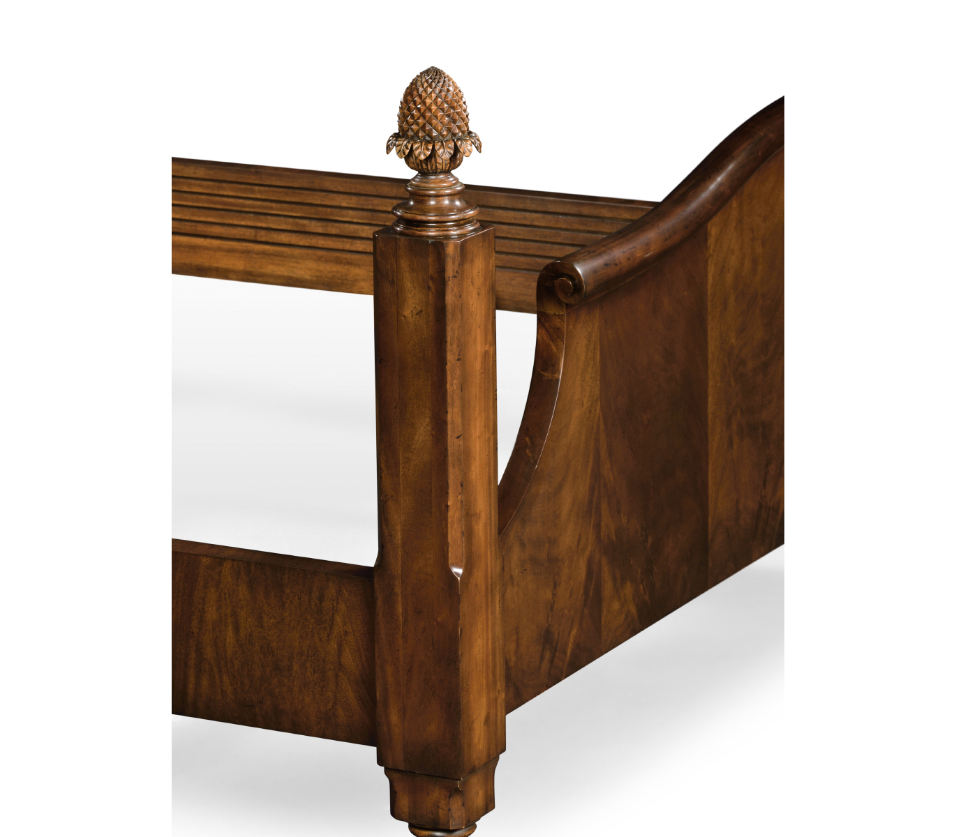 Four Poster Mahogany UK Queen Bed