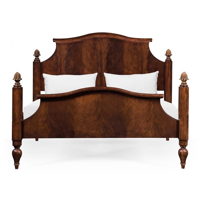 Four Poster Mahogany US Queen Bed