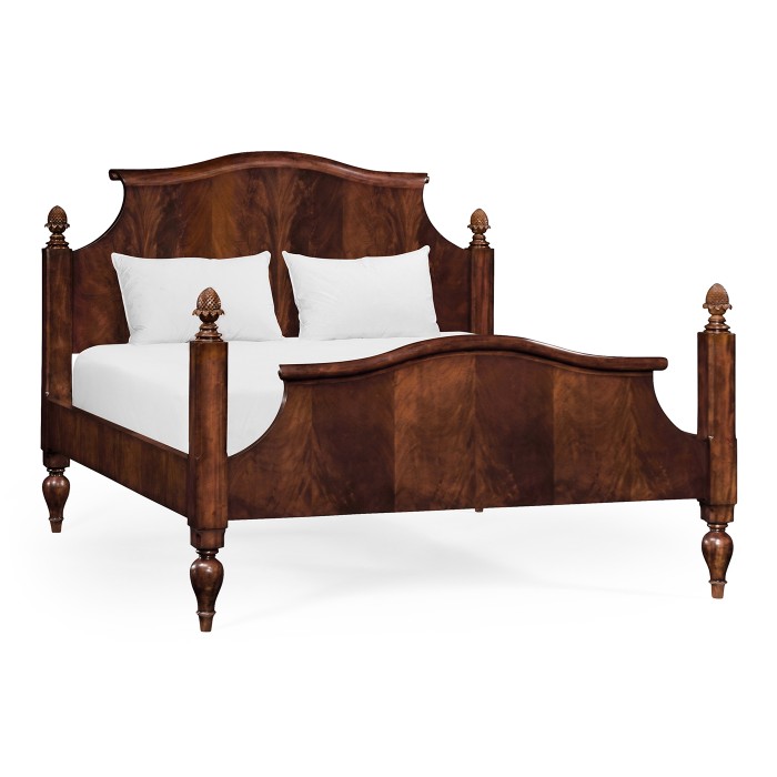 Four Poster Mahogany US Queen Bed