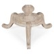 Round Limed Acacia Lamp Table