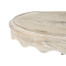 Round Limed Acacia Lamp Table
