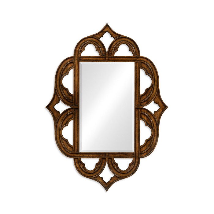 Rustic walnut  mirror