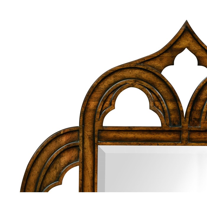 Rustic walnut  mirror