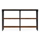 Black Barleytwist Bookcase