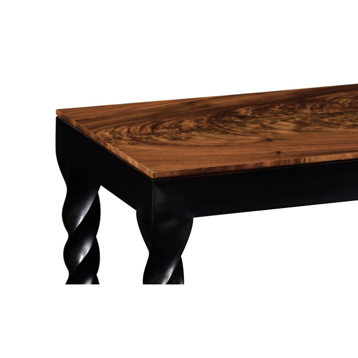 Black Barleytwist Bookcase
