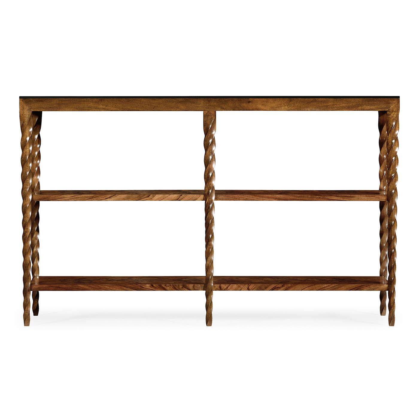 Walnut Barleytwist Bookcase