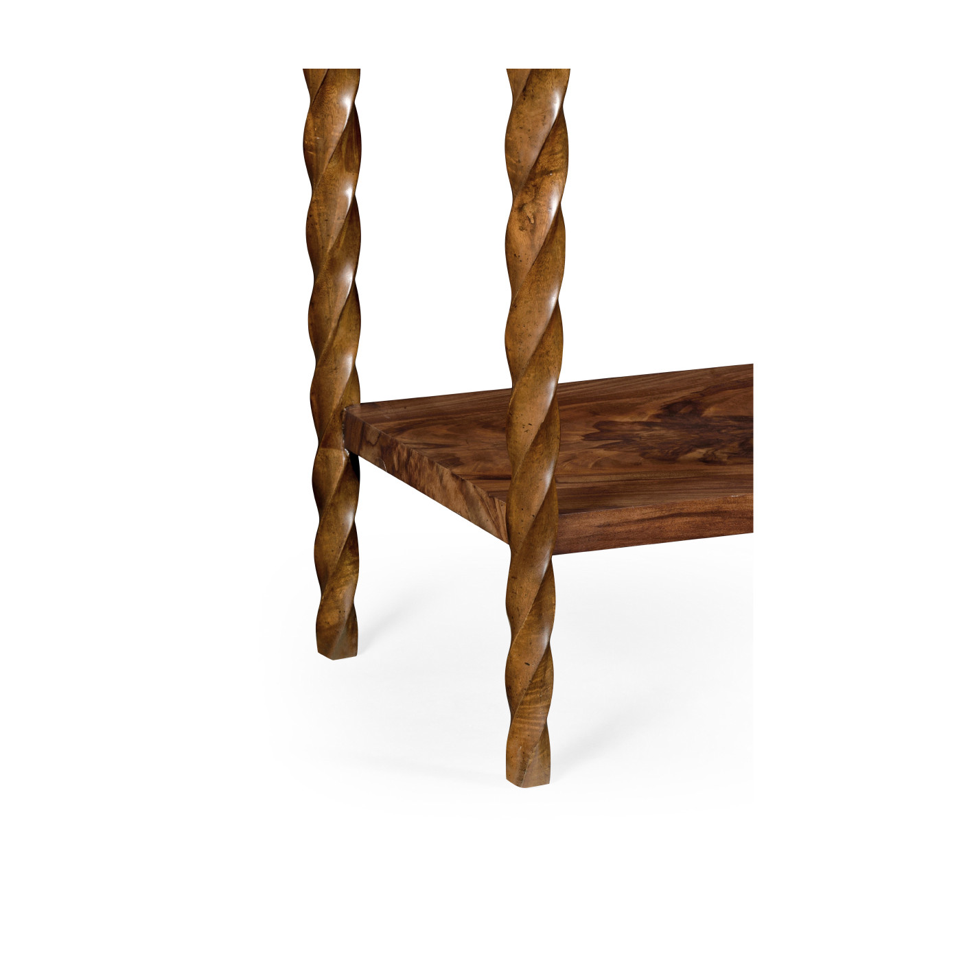 Walnut Barleytwist Bookcase