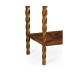 Walnut Barleytwist Bookcase