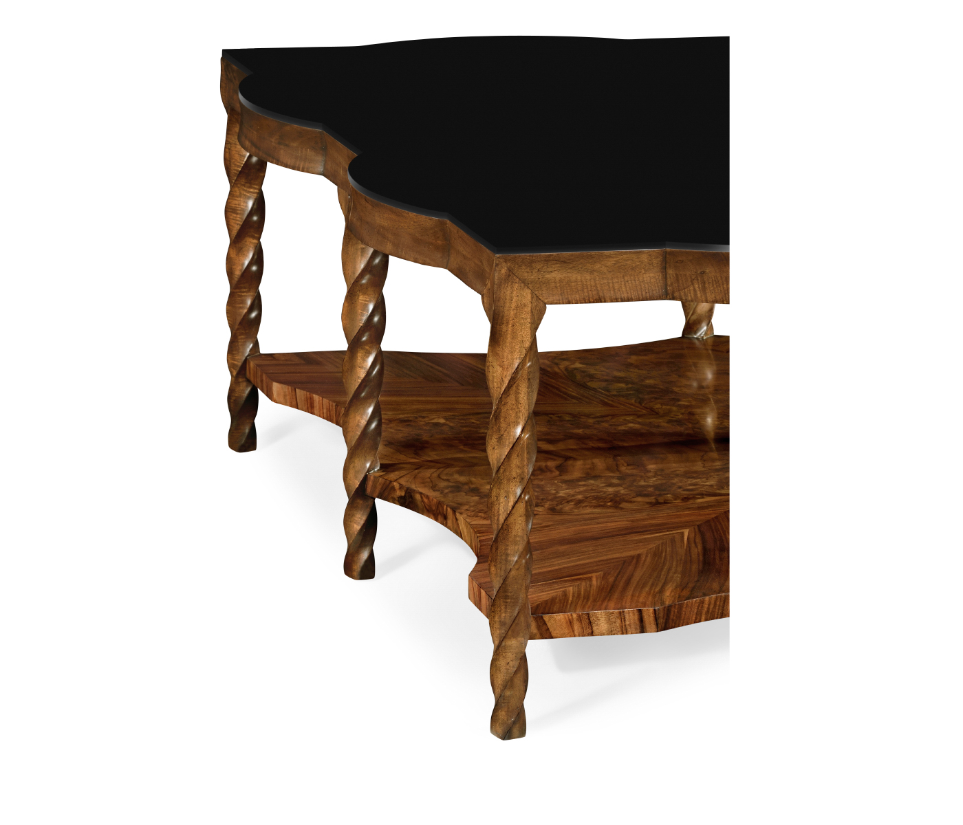 Walnut Barleytwist Square Coffee Table