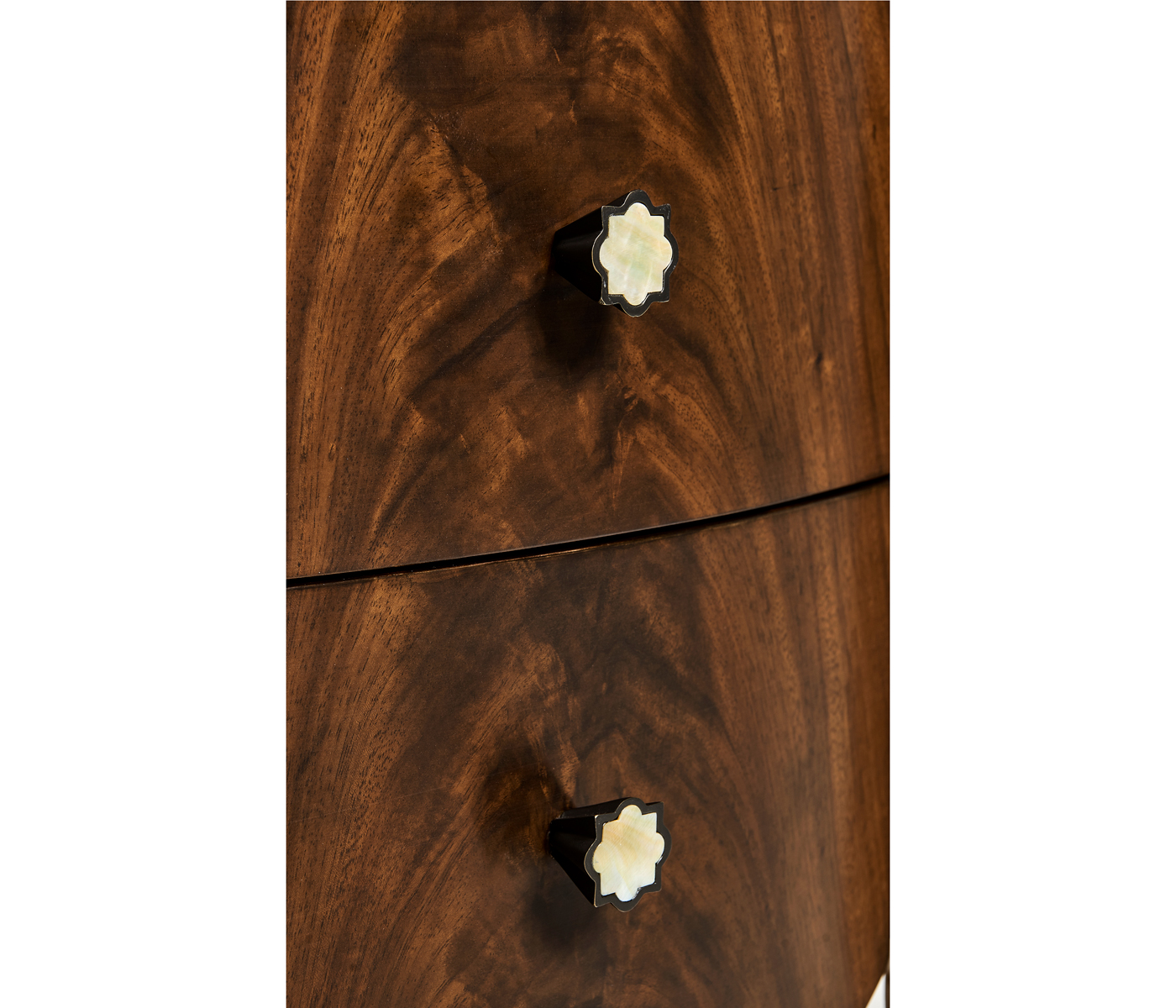 Walnut Barleytwist Bedside Chest