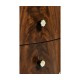 Walnut Barleytwist Bedside Chest