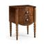 Walnut Barleytwist Bedside Chest