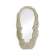 Classical Silver Winged Floor Mirror