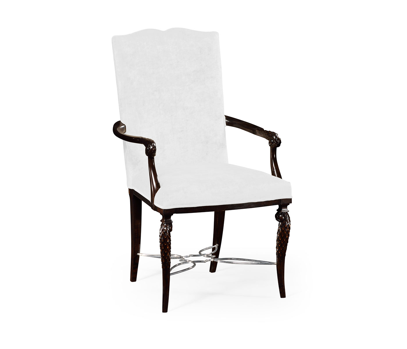 Icarus Dining Arm Chair, Upholstered in COM