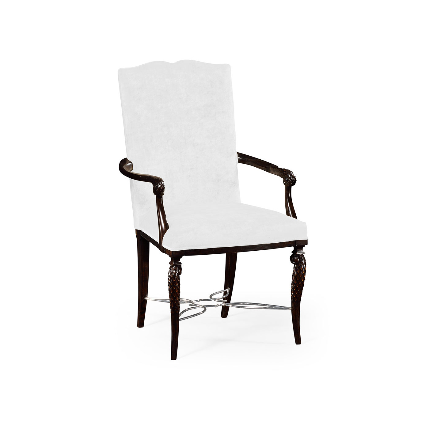 Icarus Dining Arm Chair, Upholstered in COM