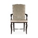 Icarus Dining Arm Chair, Upholstered in Calico Velvet