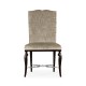 Icarus Dining Side Chair, Upholstered in Calico Velvet