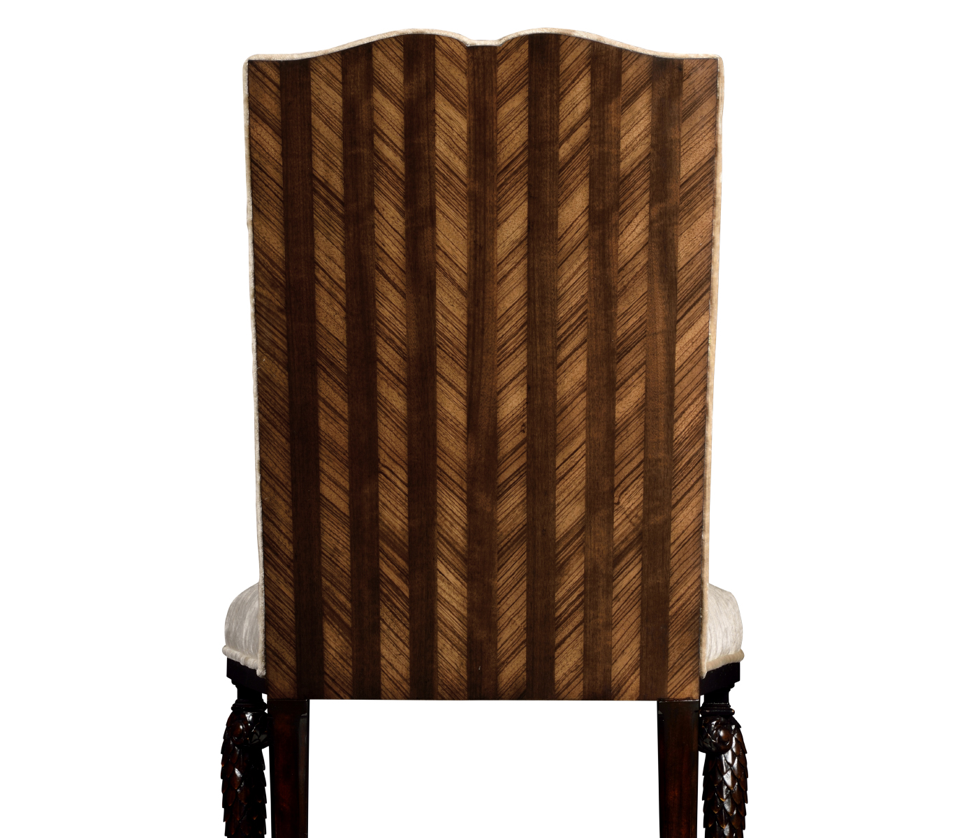 Icarus Dining Side Chair, Upholstered in Calico Velvet