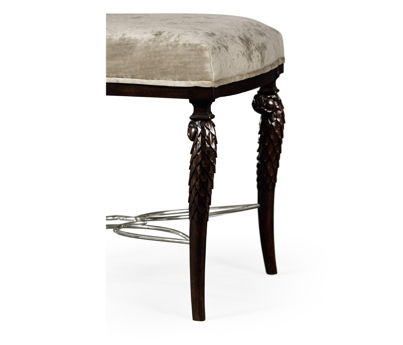 Icarus Dining Side Chair, Upholstered in Calico Velvet