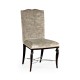 Icarus Dining Side Chair, Upholstered in Calico Velvet