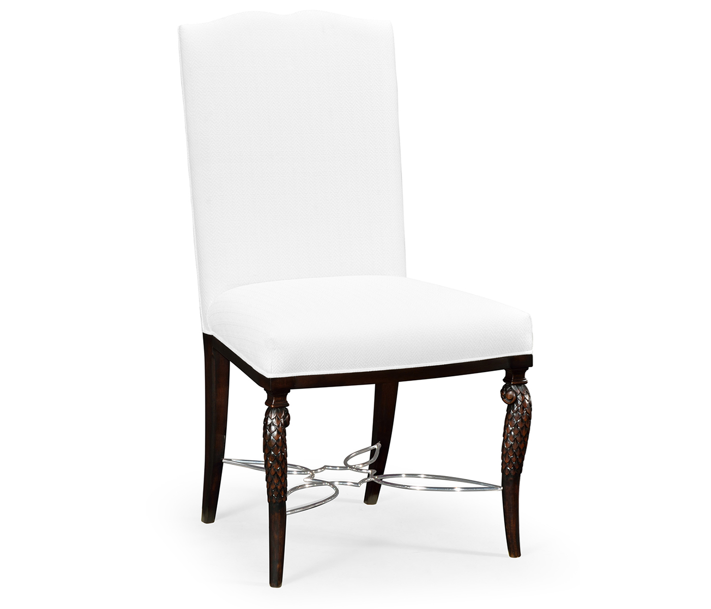 Icarus Dining Side Chair, Upholstered in COM