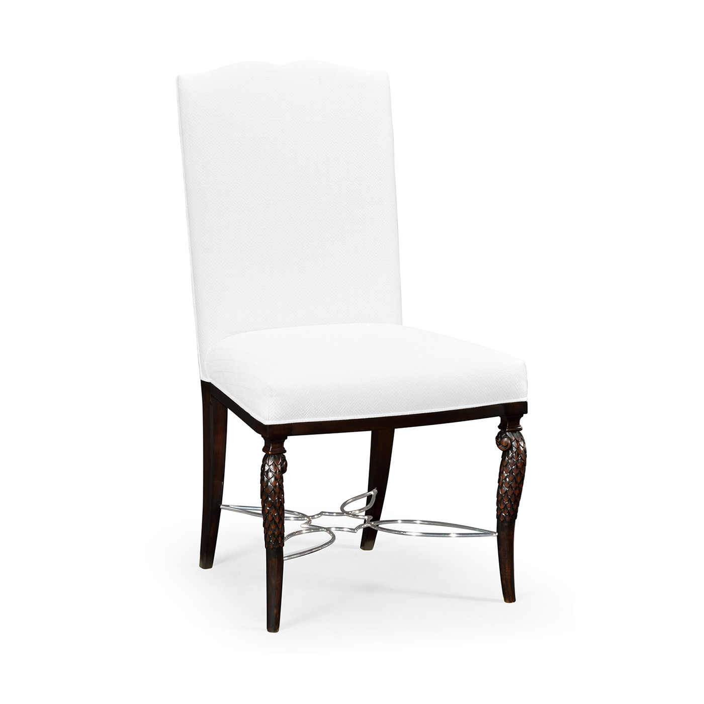 Icarus Dining Side Chair, Upholstered in COM