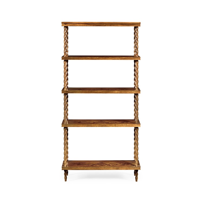 Walnut bookcase