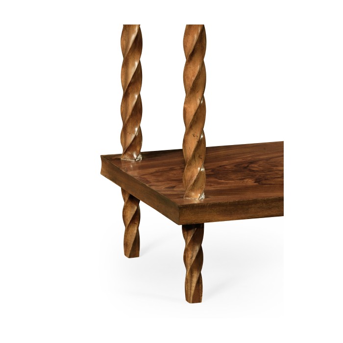 Walnut bookcase