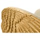 Gilded Angel Wing Chair with Ottoman