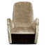 Silver Angel Wing Chair with Ottoman, Upholstered in COM