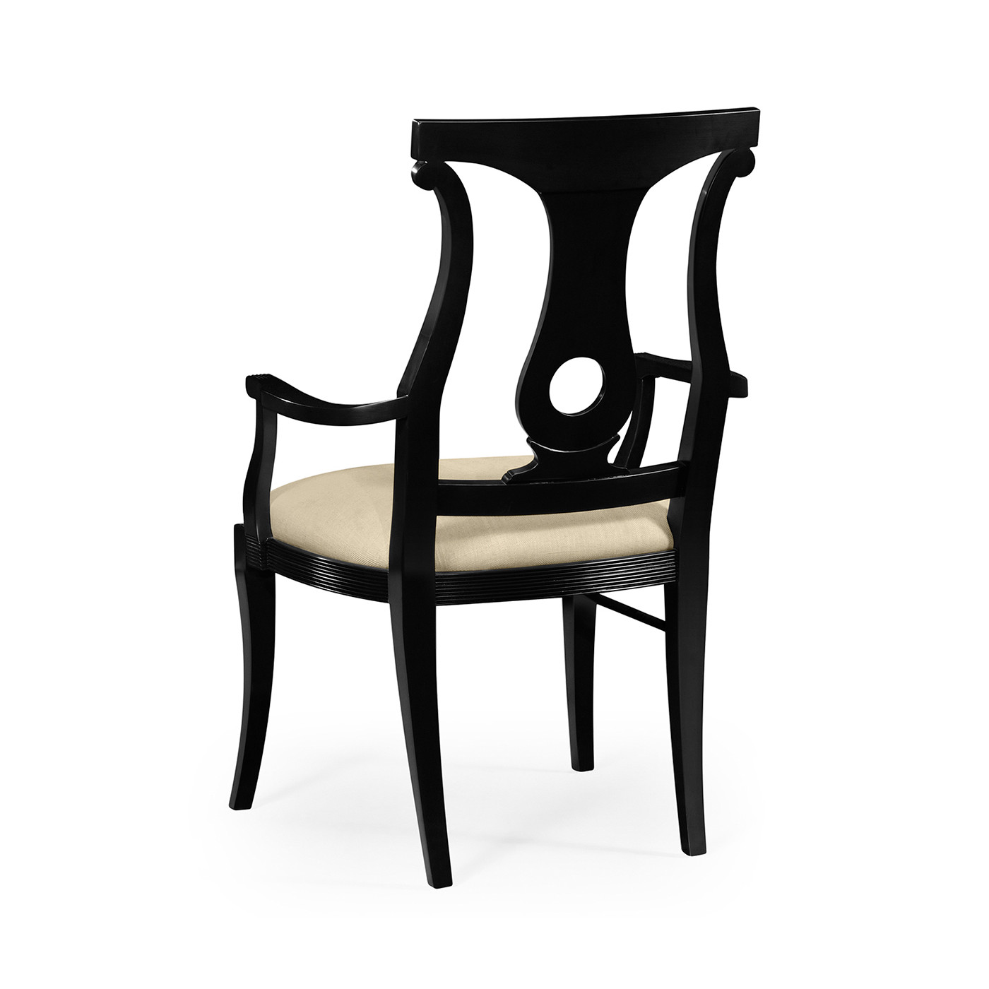 Black Lock Dining Arm Chair