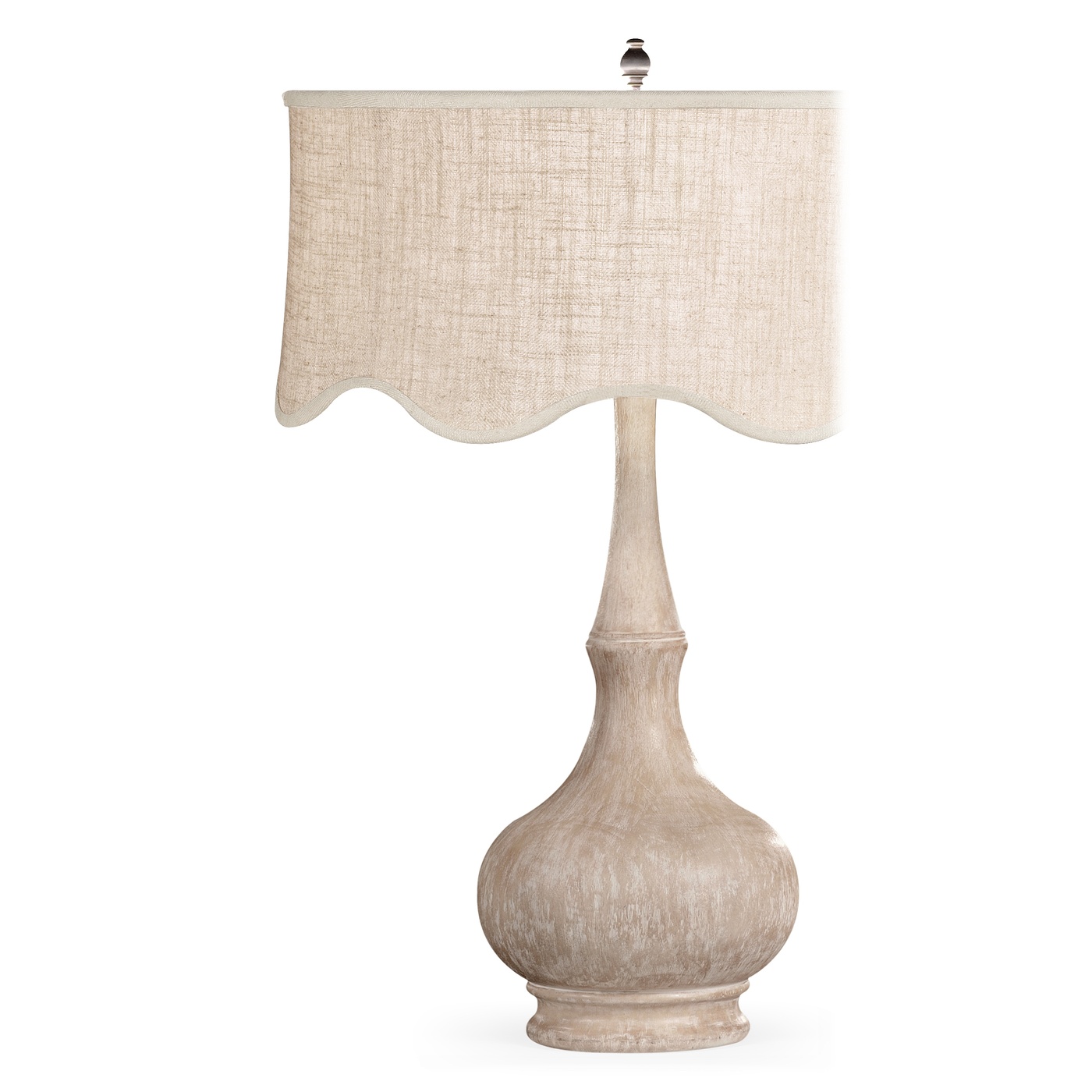 Limed Acacia Table Lamp
