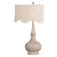 Limed Acacia Table Lamp