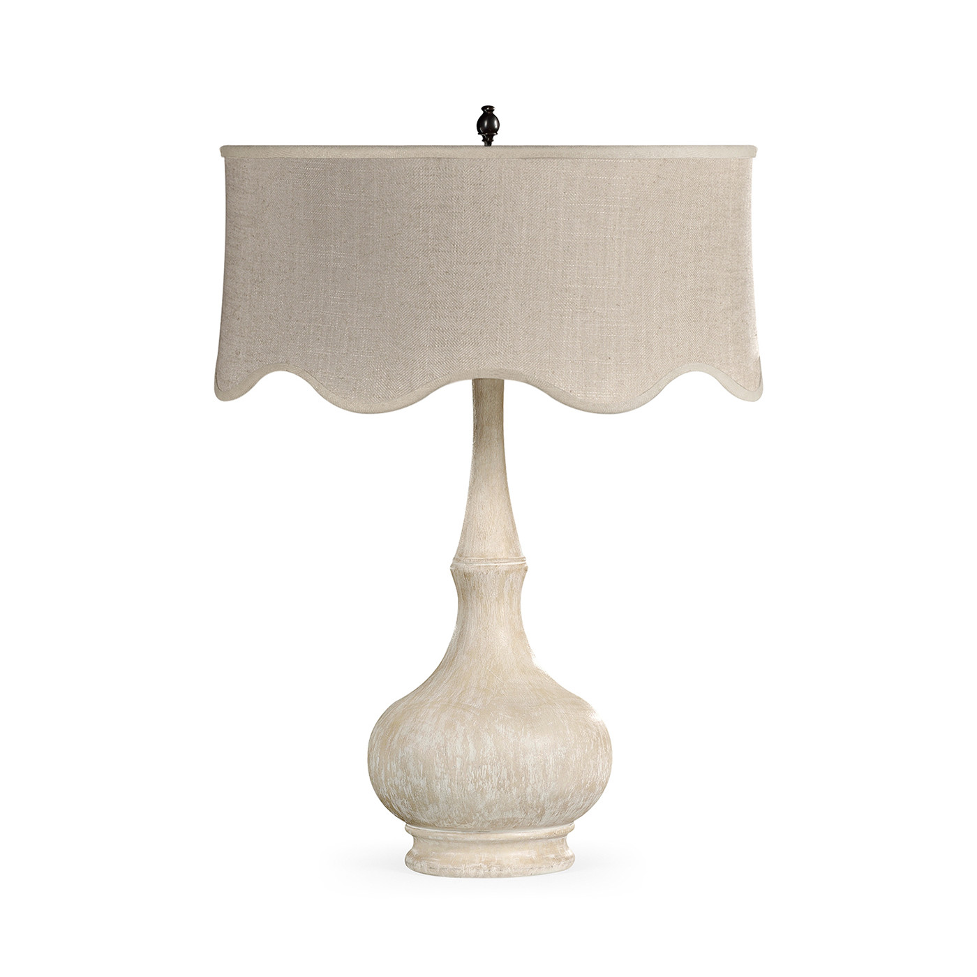 Limed Acacia Table Lamp