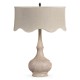 Limed Acacia Table Lamp