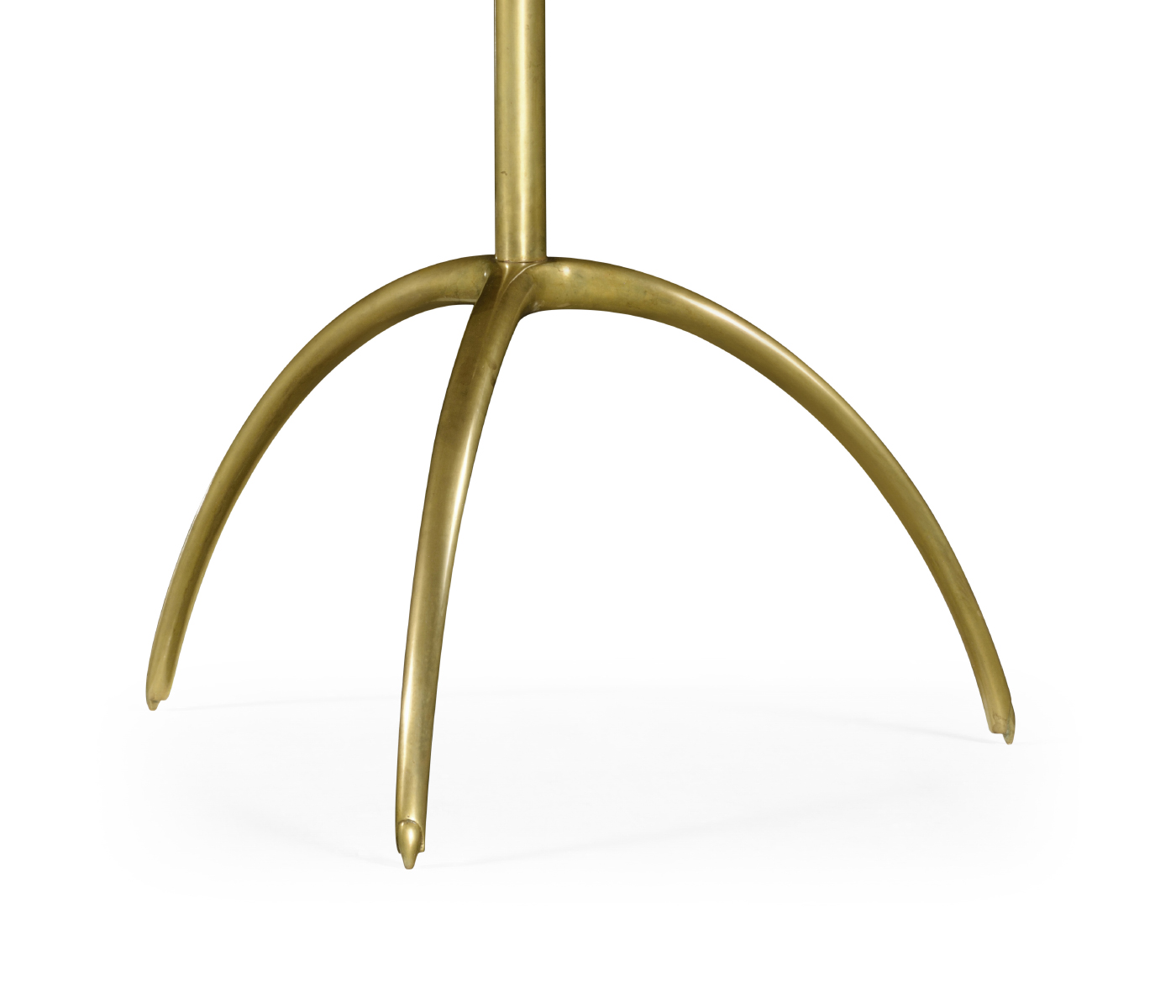 Brass & Glass Round Drinks Table