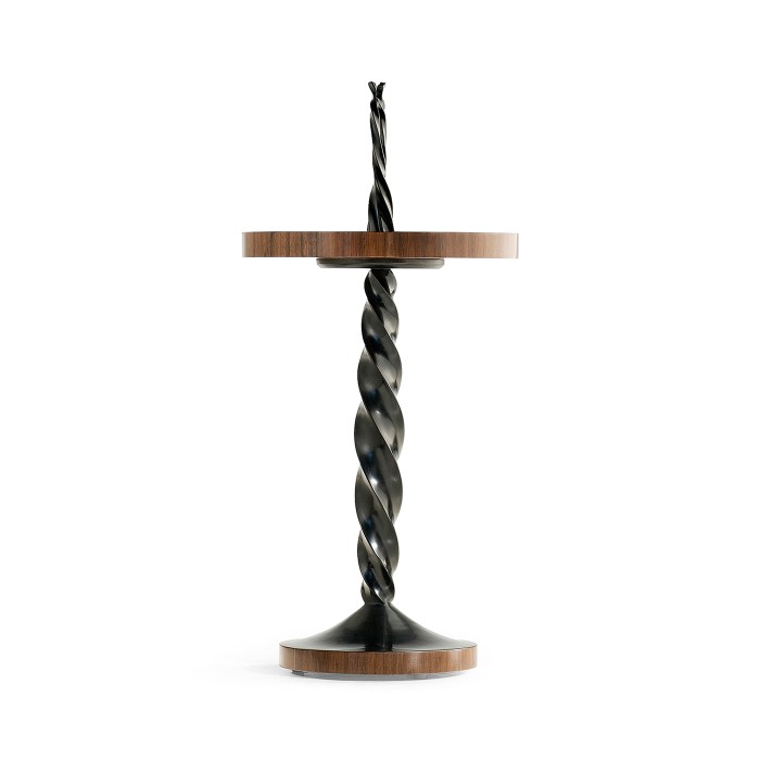 Black Barleytwist Drinks Table