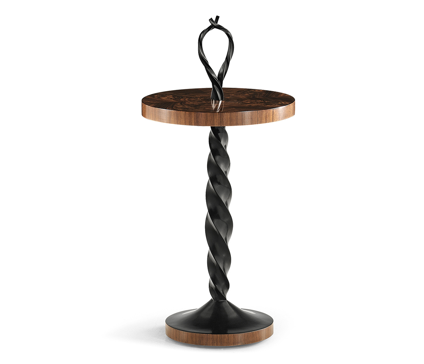 Black Barleytwist Drinks Table