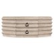 Octagon limed acacia coffee table