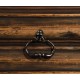 Octagon rustic walnut coffee table