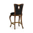 Mahogany brown barstool (Side)
